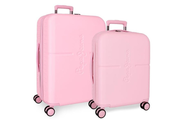 PEPE JEANS ABS Set kofera 2/1 - light pink ( 76.895.2C )