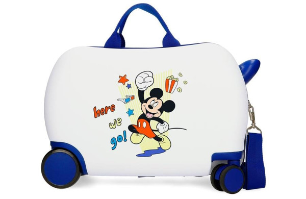 MICKEY HERE WE GO dečiji kofer na točkićima - bela ( 47.710.45 ) 