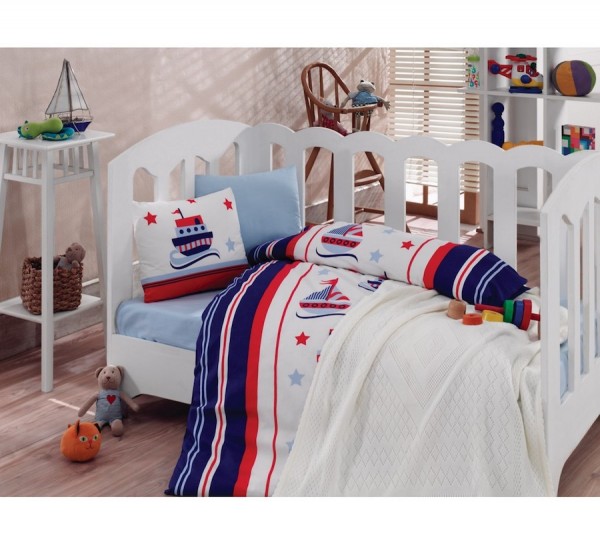 CB BABY posteljina + BLANKET B+NT - DENIZCI MAVI