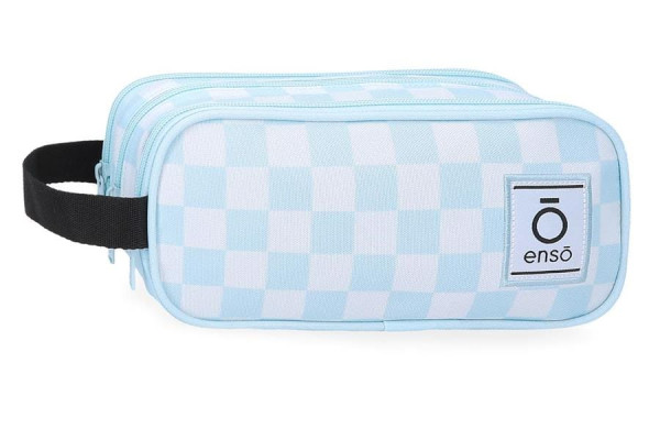 ENSO FLEUR ženski neseser sa 3 pregrade - sky blue ( 98.747.22 ) 