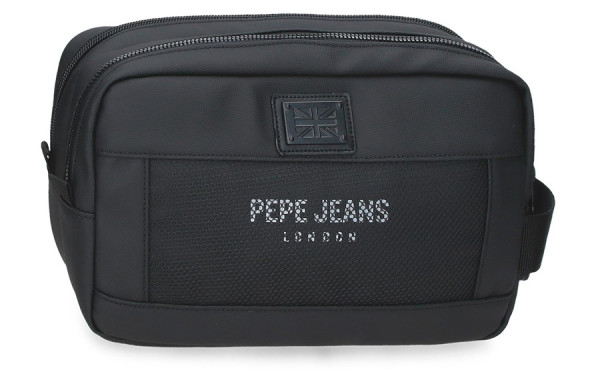 PEPE JEANS DURHAM muški neseser sa 2 pregrade - crna ( 72.944.41 ) 