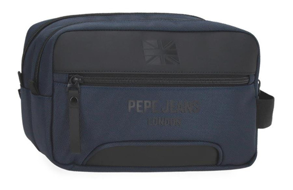 PEPE JEANS BROMLEY muški neseser sa 2 pregrade - crna ( 70.644.41 ) 