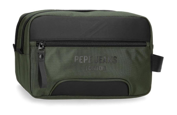PEPE JEANS BROMLEY muški neseser sa 2 pregrade - tamno zelena ( 70.644.42 ) 