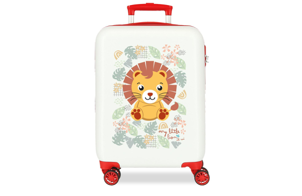 ROLL ROAD HAPPY PETS dečiji kofer 50 cm - bela/crvena ( 49.913.48 ) 
