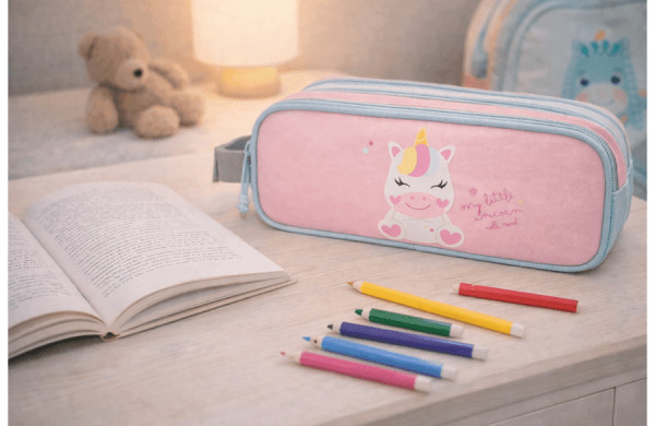 ROLL ROAD HAPPY PETS prazna pernica sa 2 pregrade - pink ( 49.942.45 ) 