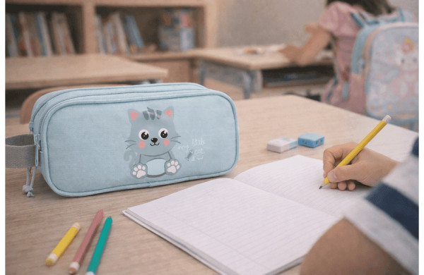 ROLL ROAD HAPPY PETS prazna pernica sa 2 pregrade - plava ( 49.942.42 ) 