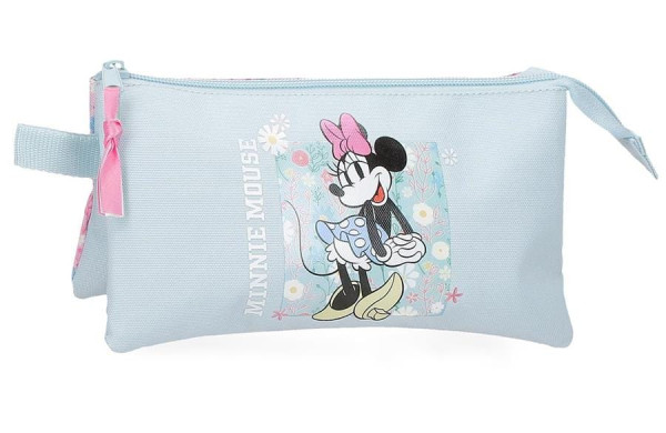 MINNIE HAPPY prazna pernica sa 3 pregrade - sky blue ( 49.243.42 ) 