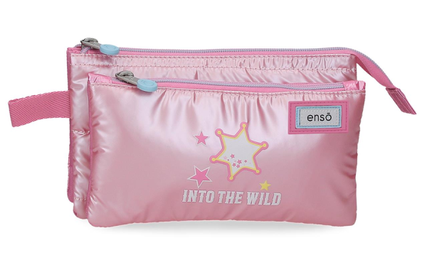 ENSO INTO THE WILD prazna pernica sa 3 pregrade - pink ( 99.843.21 ) 