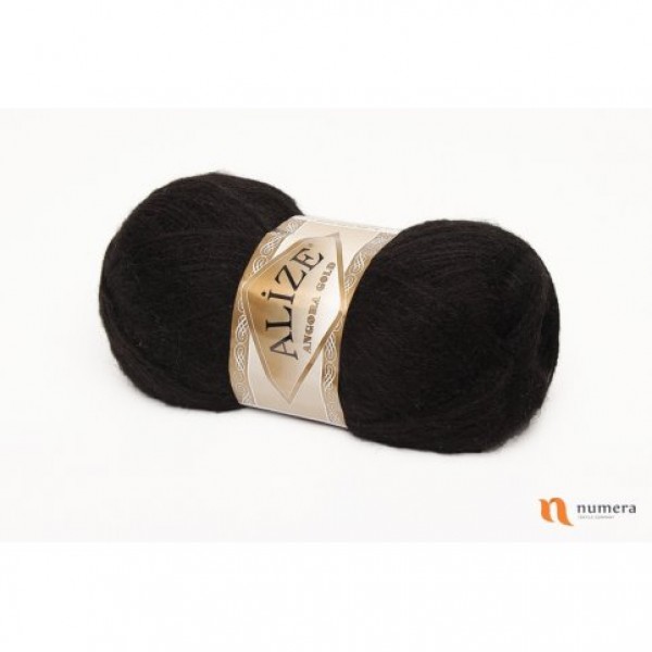 ANGORA GOLD 60 - Black - 100g