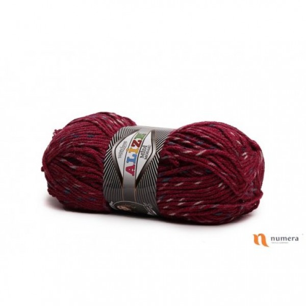 SUPERLANA MIDI MOZAIK 5227 - Bordo - 100g