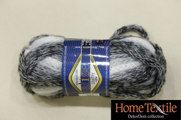 COUNTRY NEW 5323 - Black White - 100g