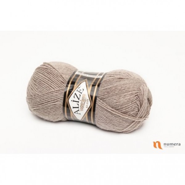 SUPERLANA KLASIK 207 - Light Brown Melange - 100g