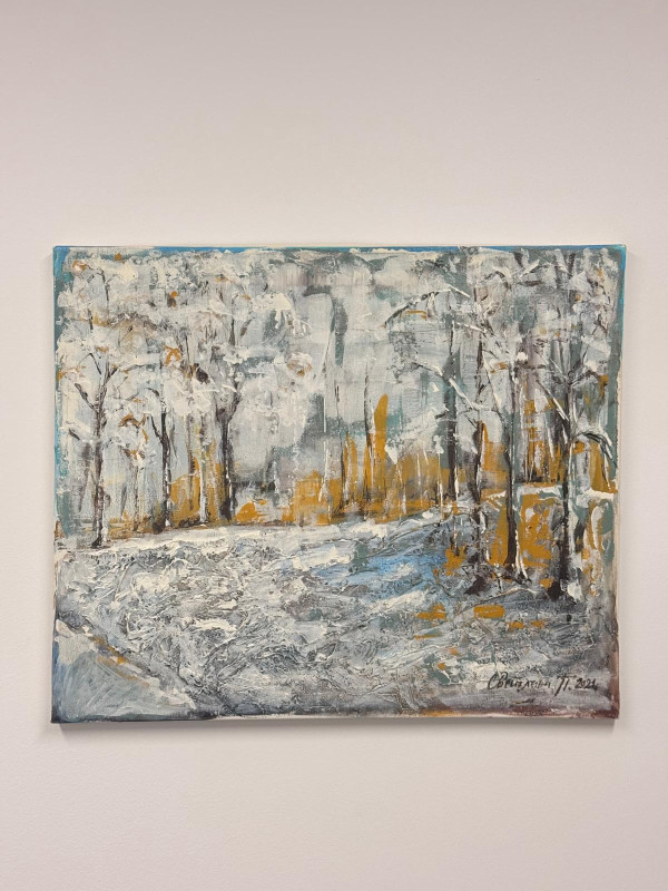 Umetnička slika-Šuma 60x50