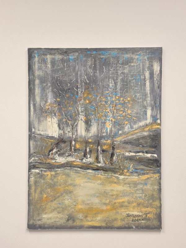Umetnička slika-Sivi dan 60x80