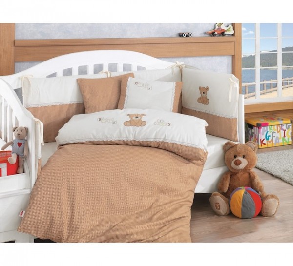 LUXURY EMBROIDED BABY SLEEPING SET- TEDDY